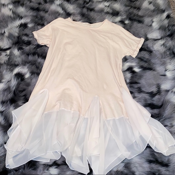 Cream Tunic Dress - Picture 1 of 3